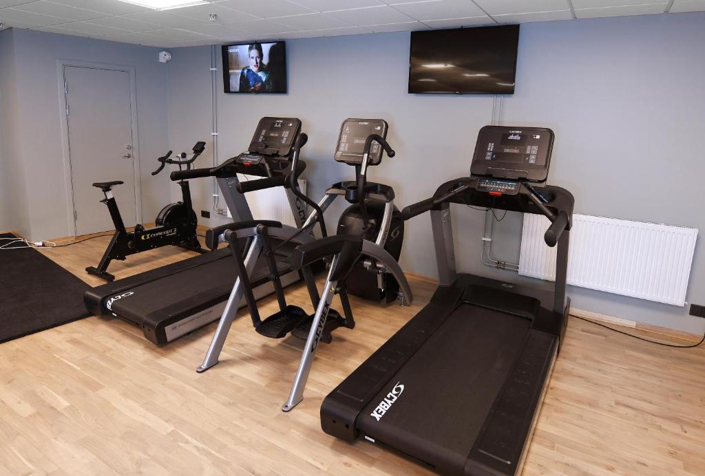 Fitness centrum a/nebo fitness zařízení v ubytování Best Western Plus Grow Hotel