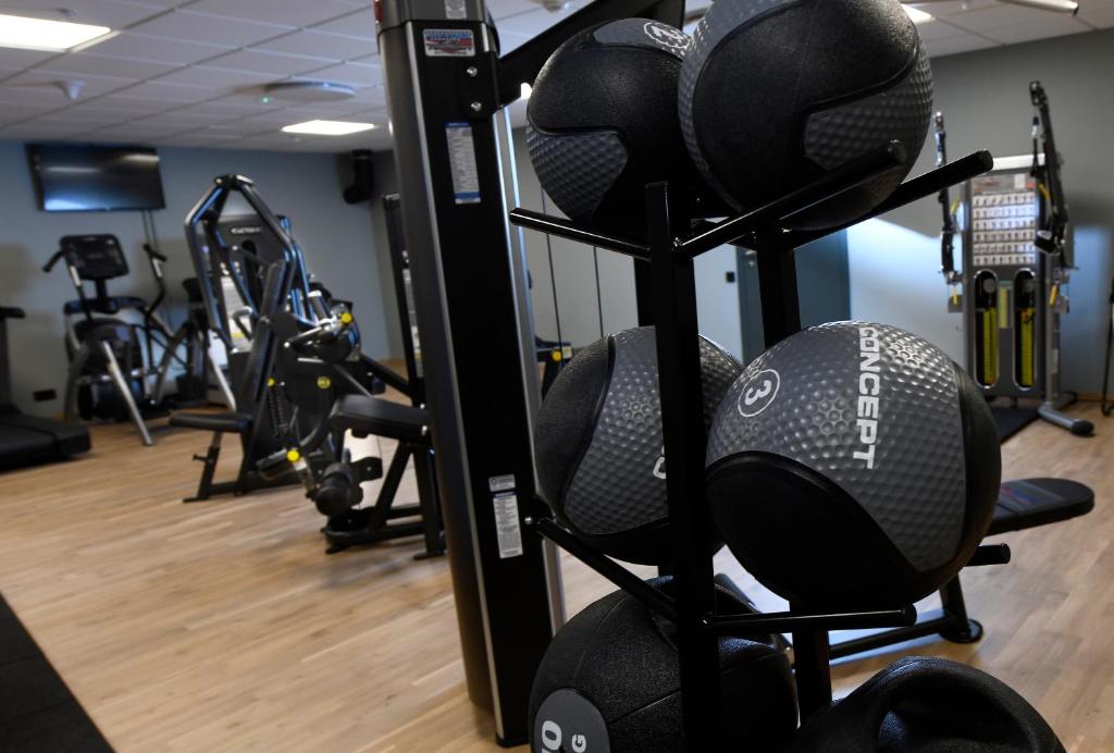 Fitness centrum a/nebo fitness zařízení v ubytování Best Western Plus Grow Hotel