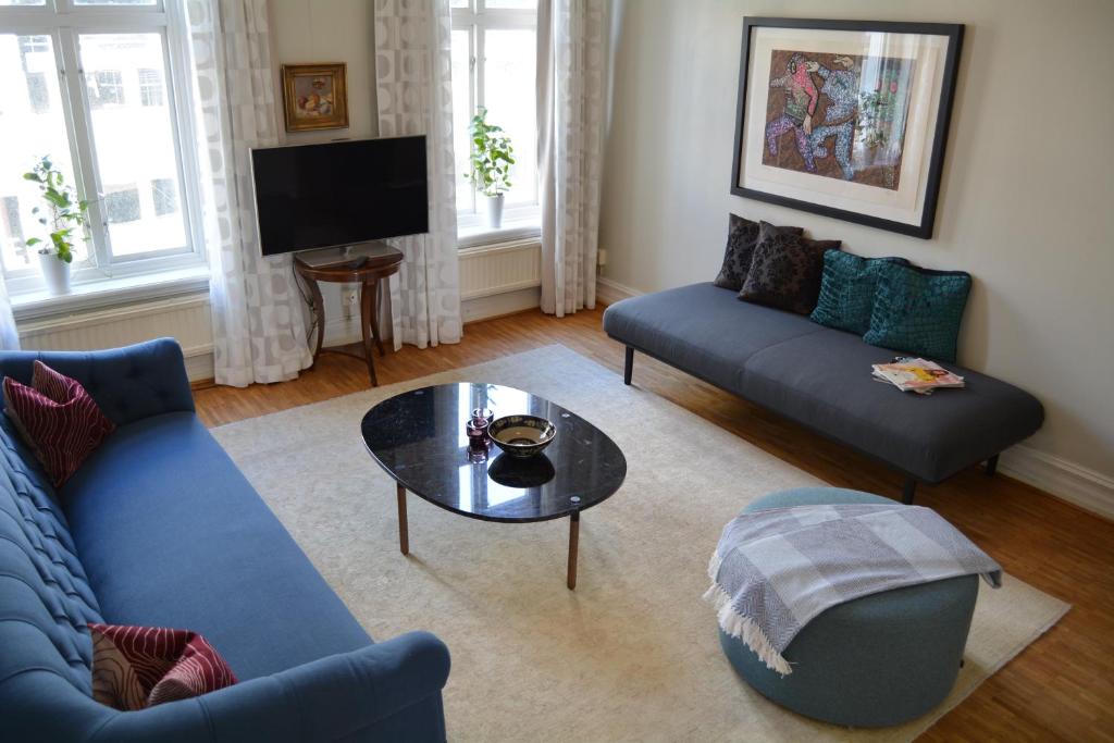 Posezení v ubytování DA Hotel Apartments