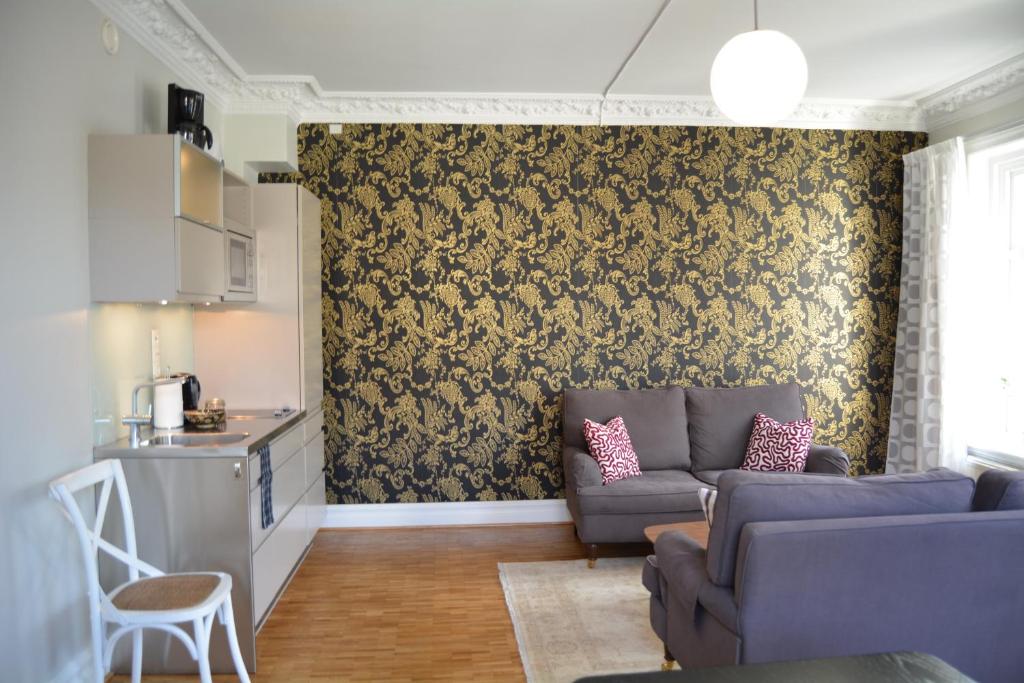 Posezení v ubytování DA Hotel Apartments