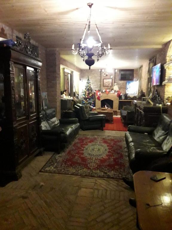 Posezení v ubytování Guest House Temuri