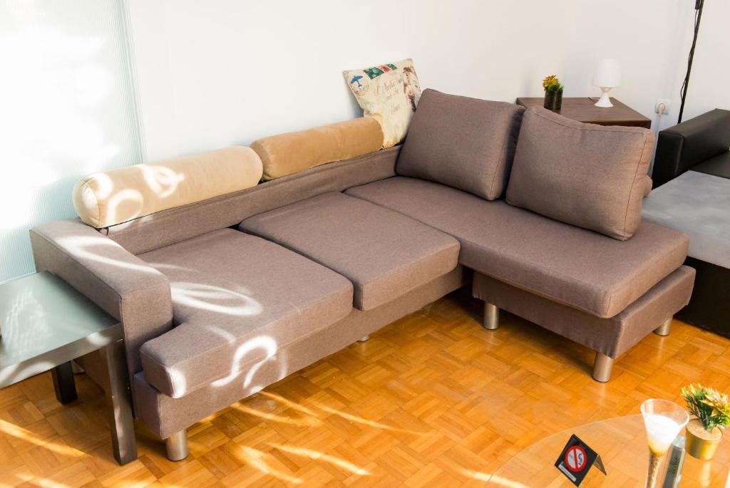 Posezení v ubytování Lianos Apartments Business Class A