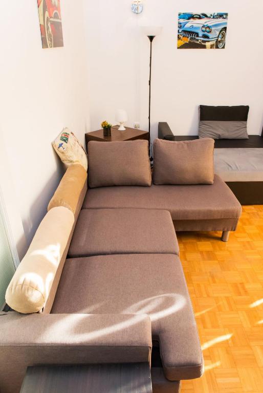 Posezení v ubytování Lianos Apartments Business Class A