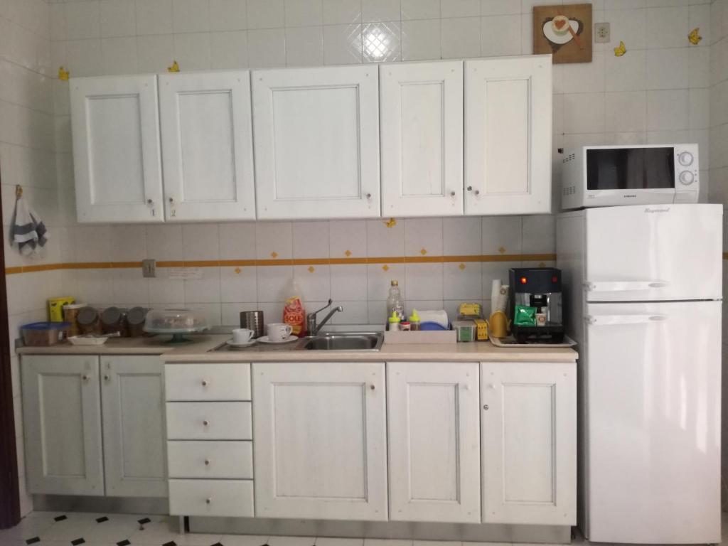 Kuchyň nebo kuchyňský kout v ubytování B&B A Casa Dei Nonni
