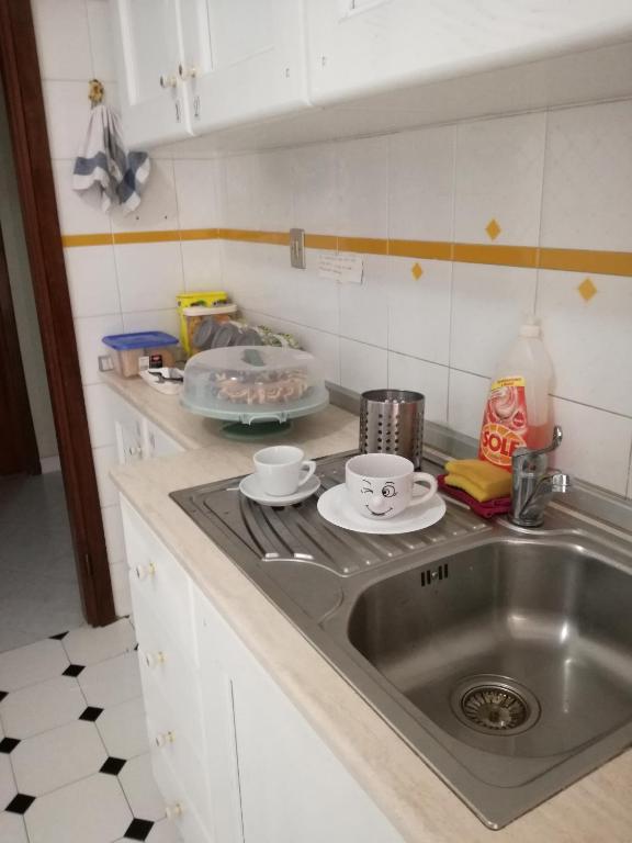 Kuchyň nebo kuchyňský kout v ubytování B&B A Casa Dei Nonni