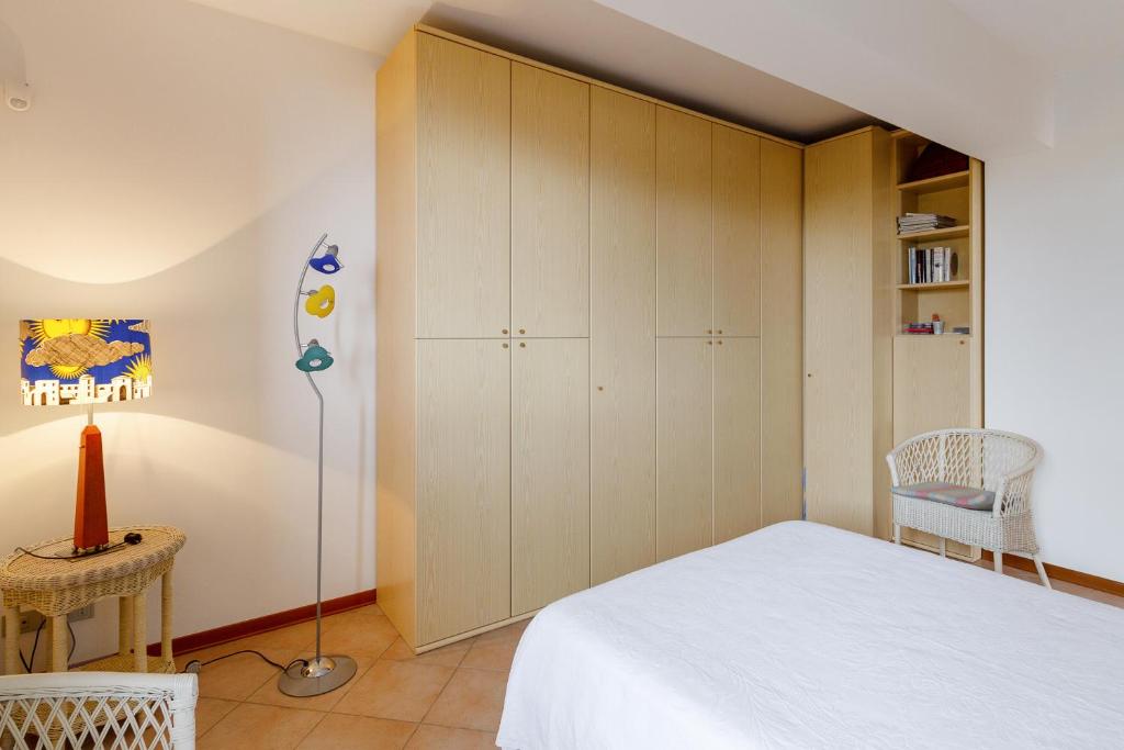 Posteľ alebo postele v izbe v ubytovaní Fontana Vecchia Seaview Apartment