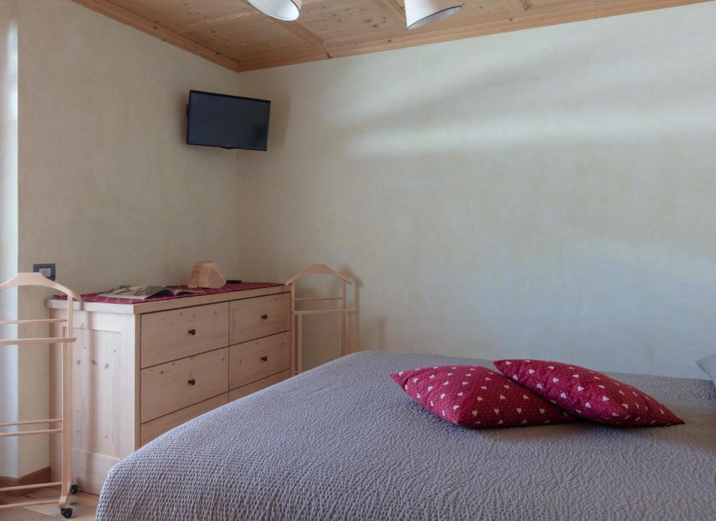 Krevet ili kreveti u jedinici u okviru objekta Chalet Roberta