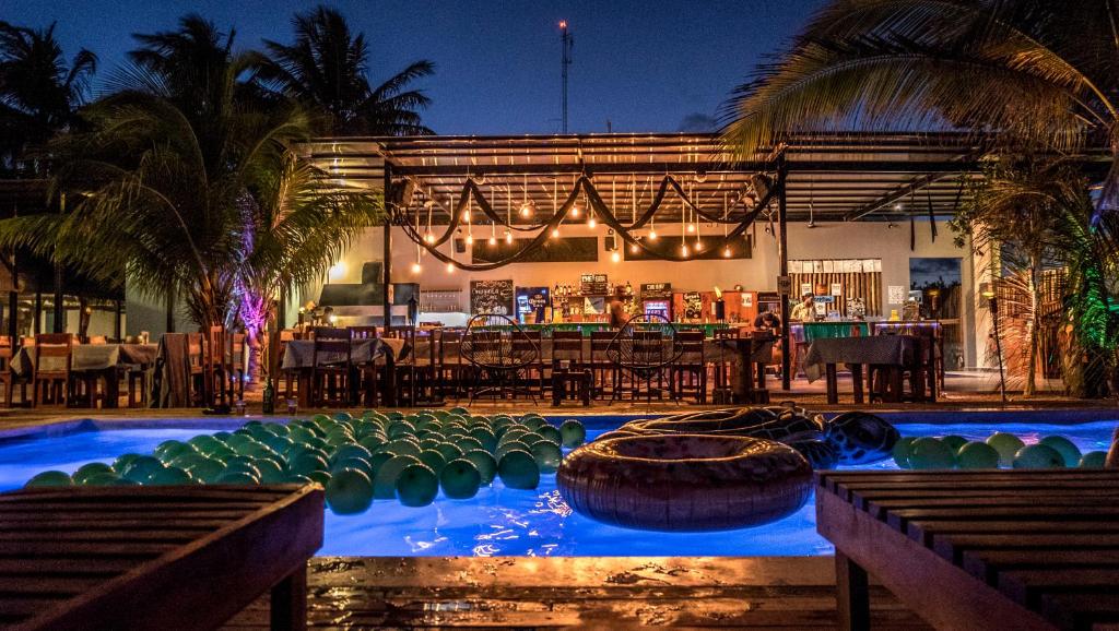 Bazén v ubytování Che Holbox Hostel & Bar Adults Only nebo v jeho okolí