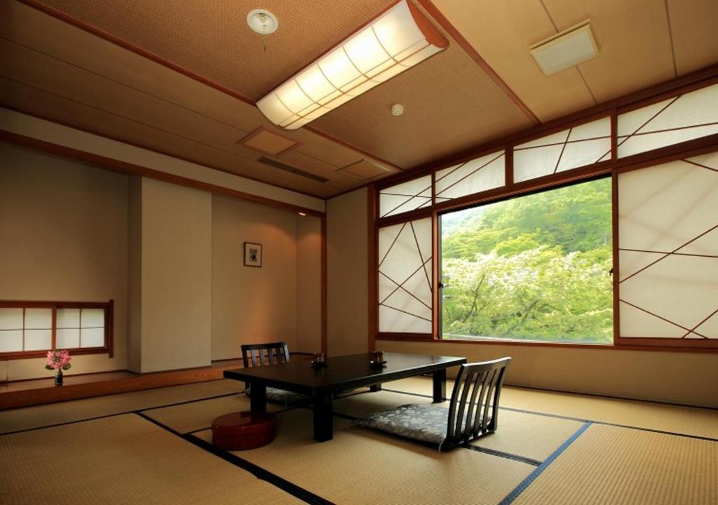 いかほ秀水園にあるシーティングエリア