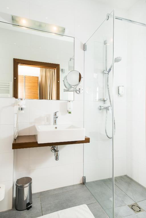 Koupelna v ubytování Hotel Römerstube