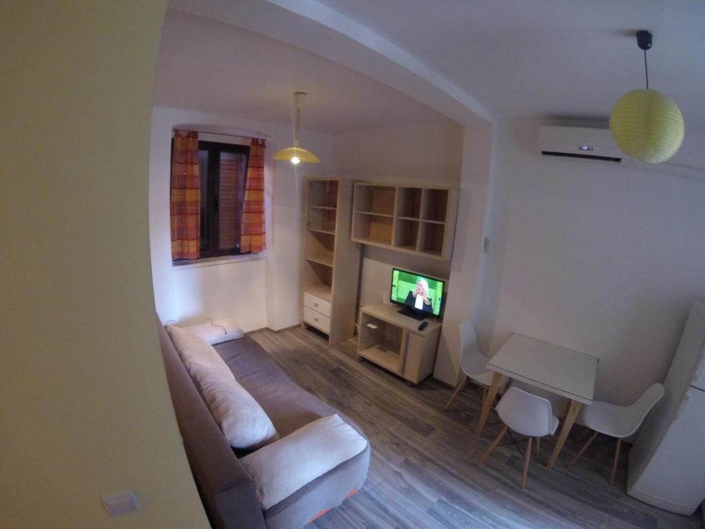 TV a/nebo společenská místnost v ubytování Apartment Kolega