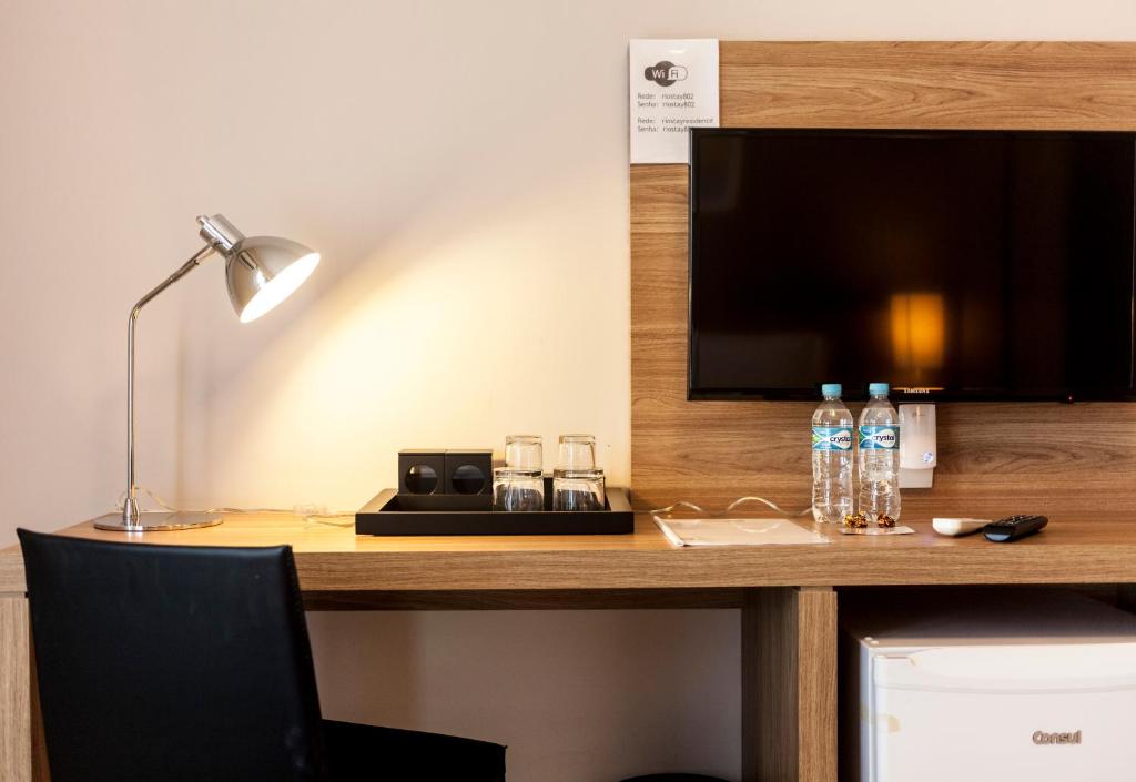 Μια τηλεόραση ή/και κέντρο ψυχαγωγίας στο RioStay Residence - Riocentro