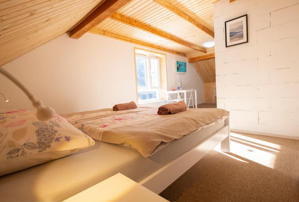 Postel nebo postele na pokoji v ubytování Apartments and Rooms Banić