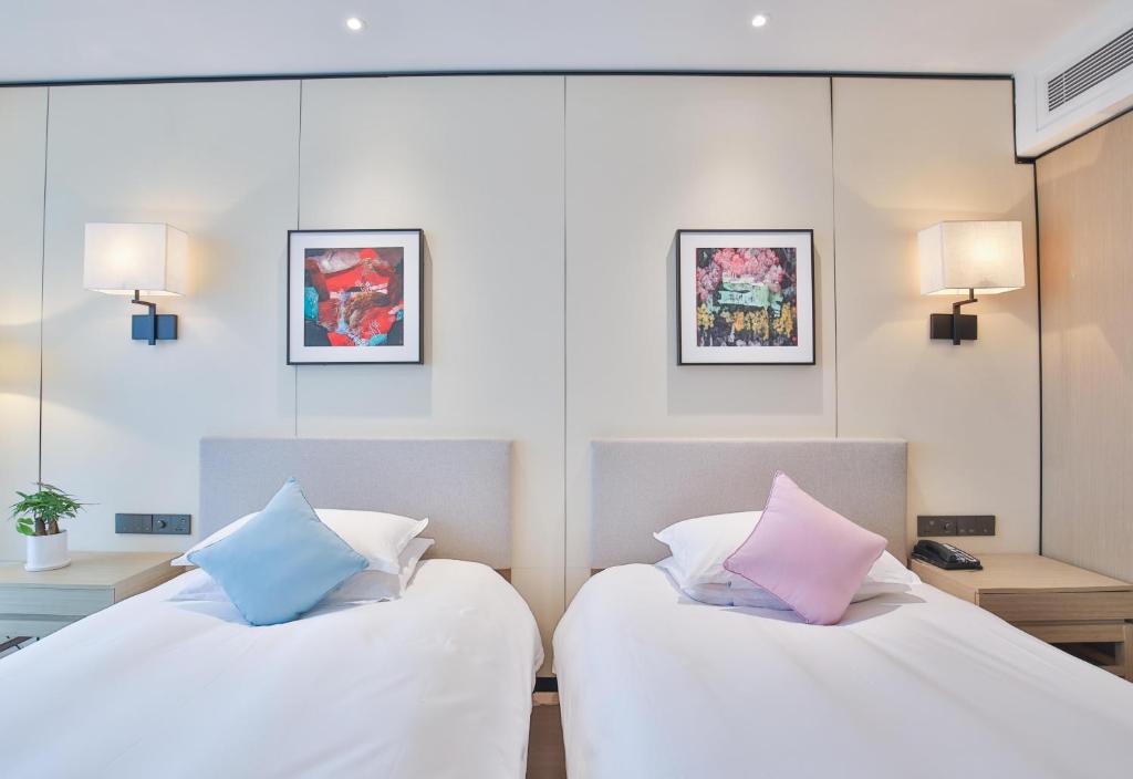 SSAW Boutique Hotel Wenzhou Jiushan Lake - Chambre Jumelée