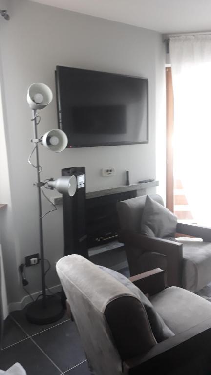 TV a/nebo společenská místnost v ubytování Felix