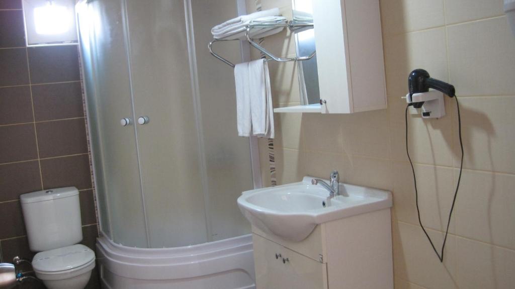 Koupelna v ubytování Olbia Residence Hotel
