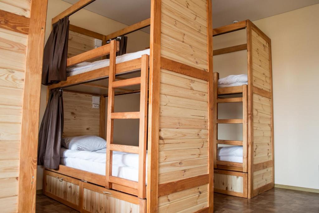 Postel nebo postele na pokoji v ubytování Hostel Tarnopil