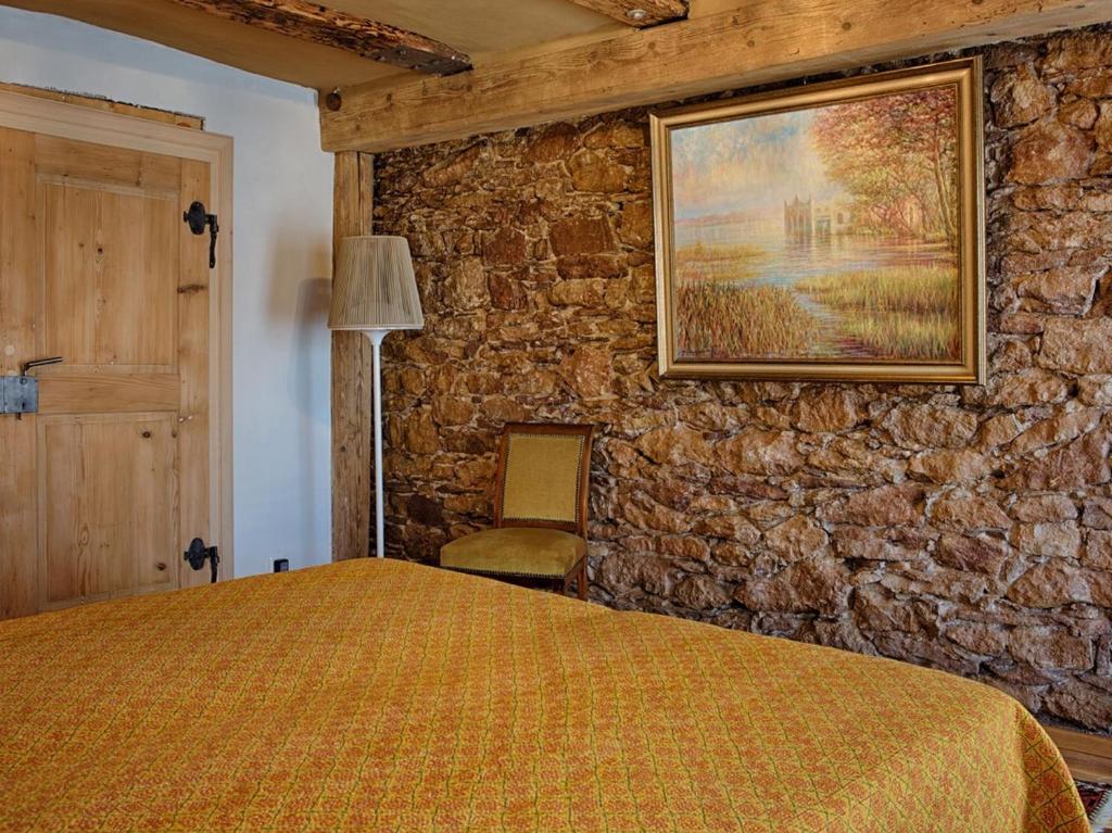 Postel nebo postele na pokoji v ubytování Ferienhaus Zur Alten Dame