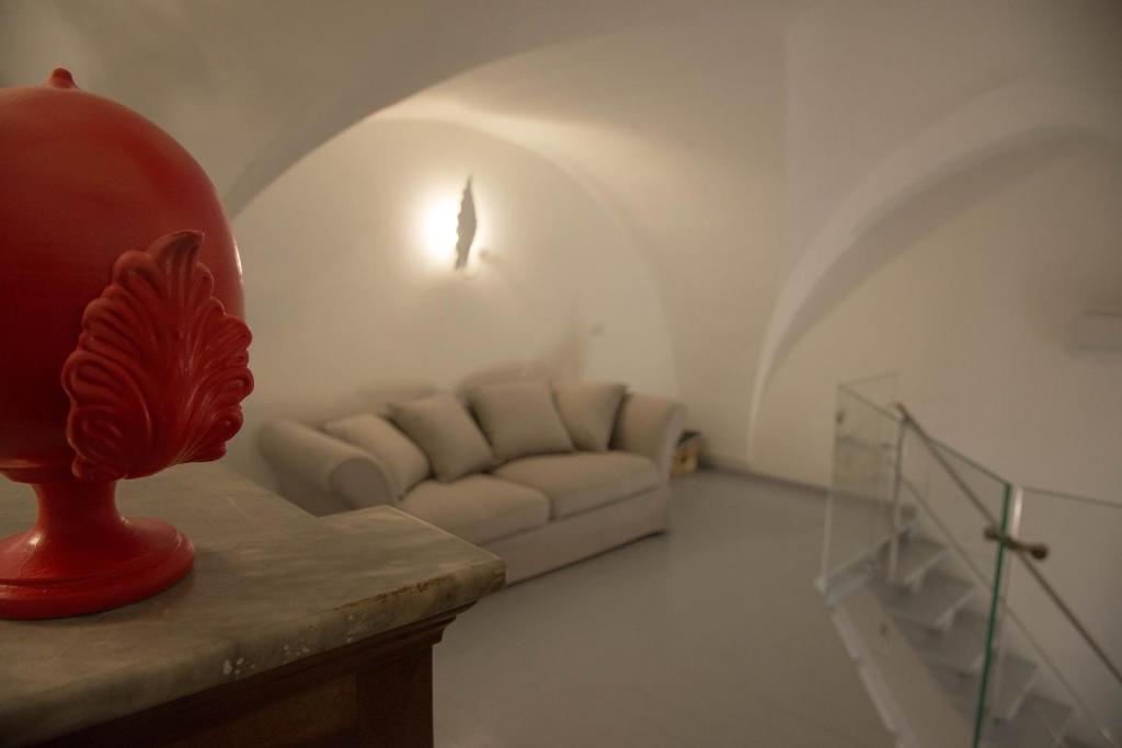 Posezení v ubytování Dimora Del Duca, masseria b&b di charme