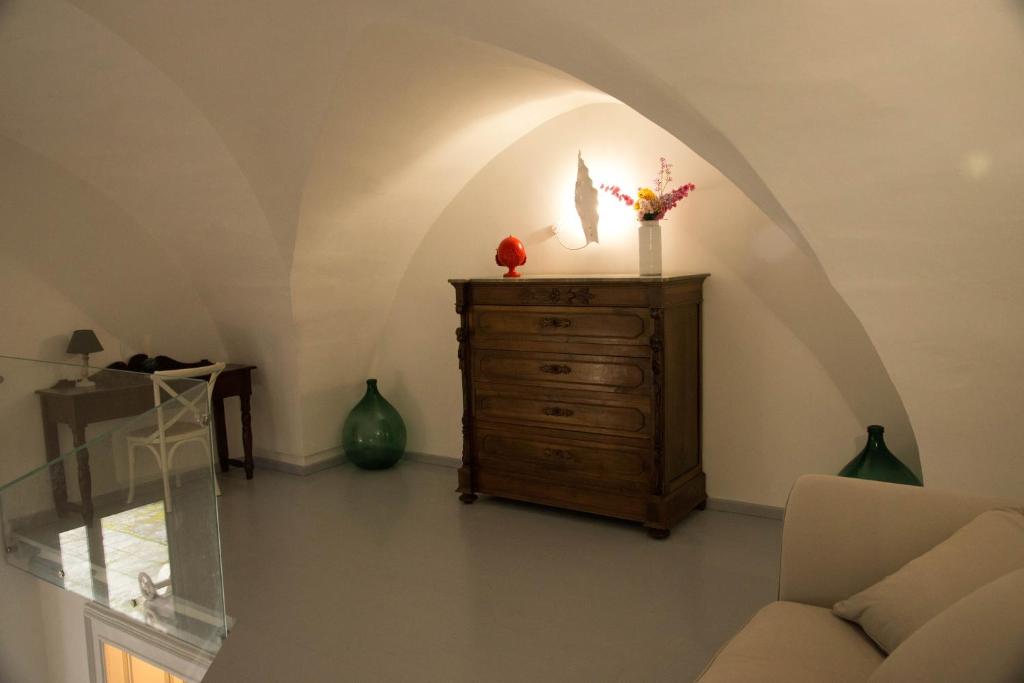 Posezení v ubytování Dimora Del Duca, masseria b&b di charme
