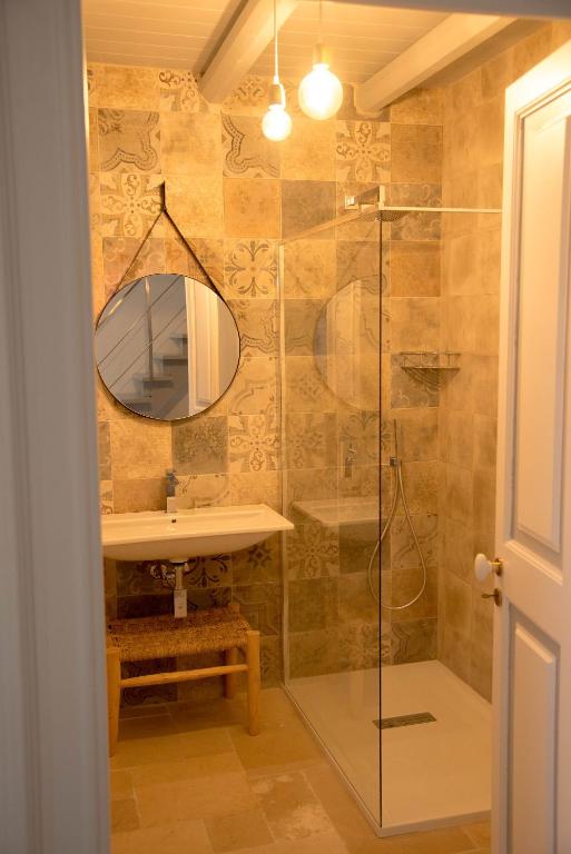 Koupelna v ubytování Dimora Del Duca, masseria b&b di charme