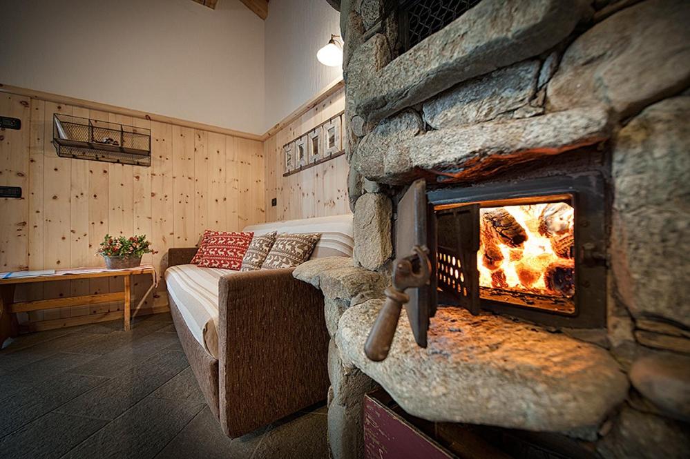 Posezení v ubytování Chalet in Via Dali Mina