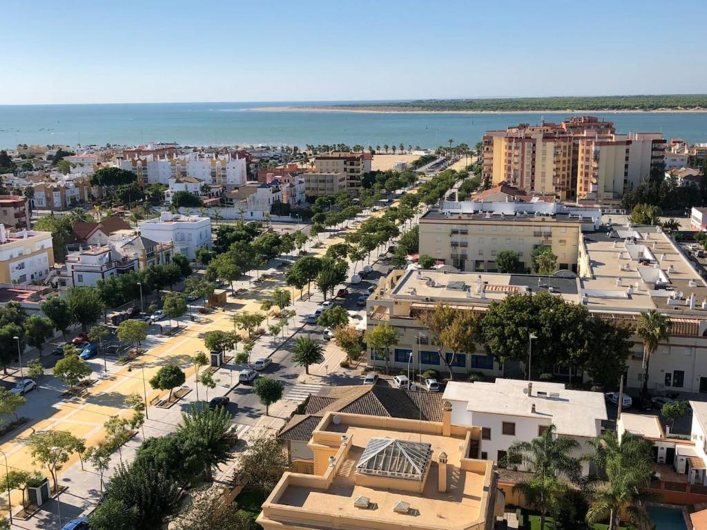 Výhľad na mesto Sanlúcar de Barrameda alebo výhľad na mesto priamo z apartmánu