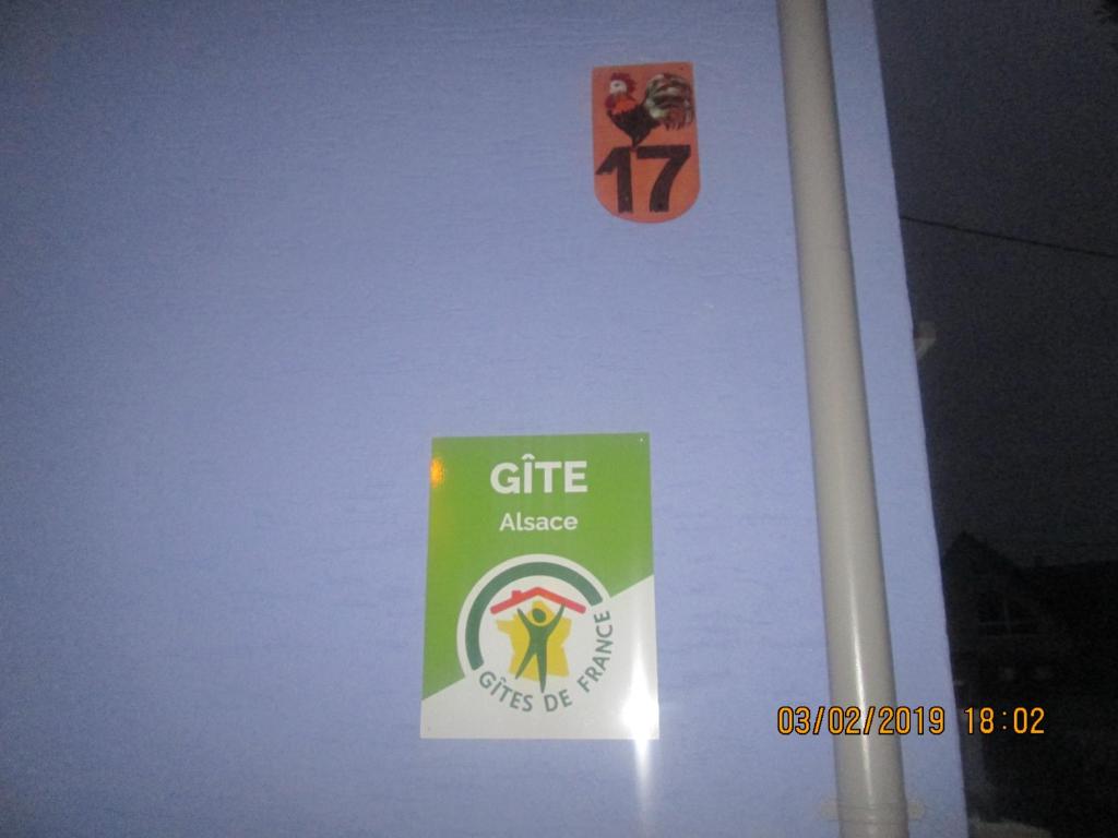 Certifikát, hodnocení, plakát nebo jiný dokument vystavený v ubytování Gîte du Coq
