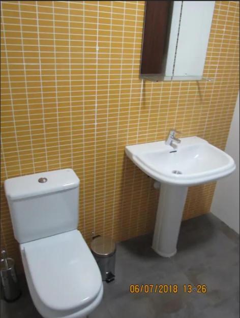 Koupelna v ubytování Seifía BB