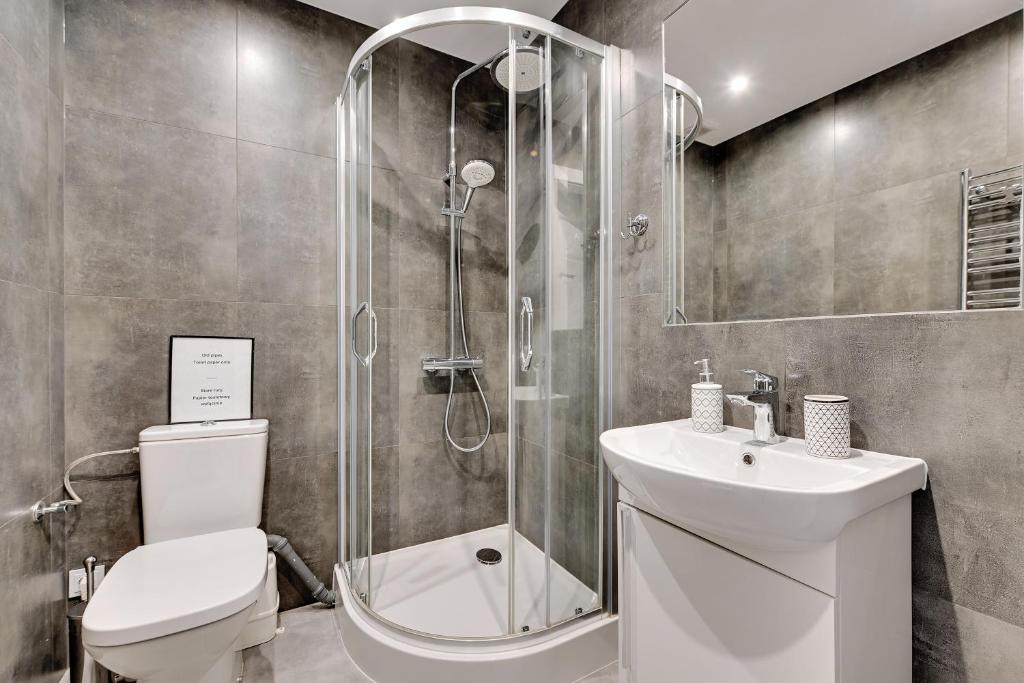 Kúpeľňa v ubytovaní Comfort Apartments Old Town