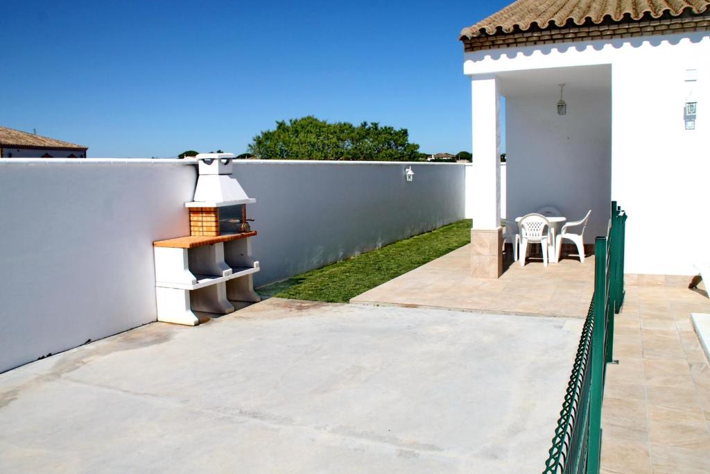 A balcony or terrace at Chalet Arroyo Peñuelas 41
