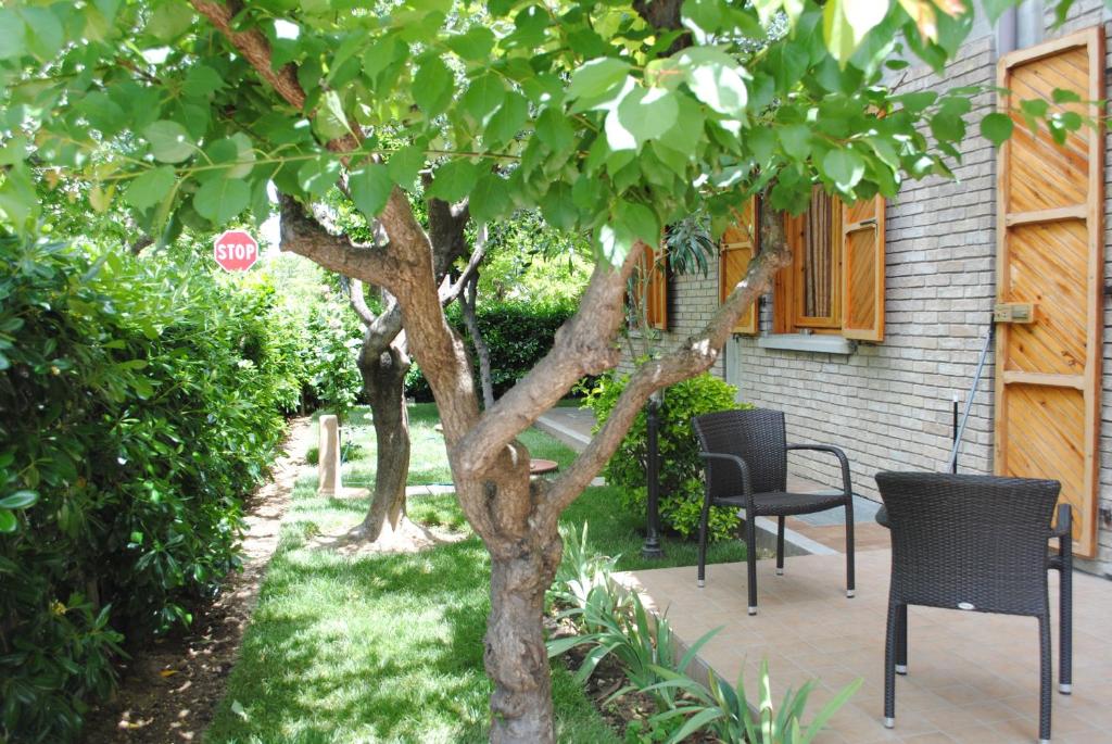 Zahrada ubytování B&B La Gatta Blu