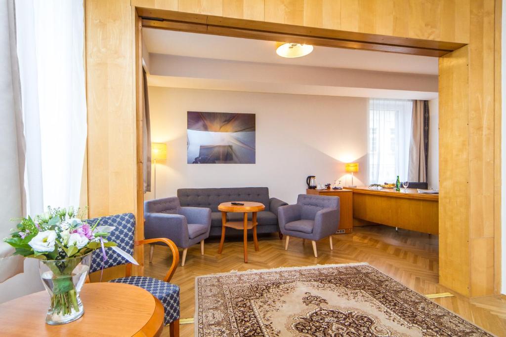Posezení v ubytování LH Hotel Mědínek Old Town