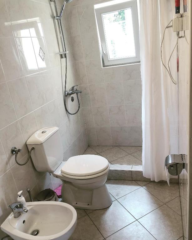 Koupelna v ubytování Villa Irina