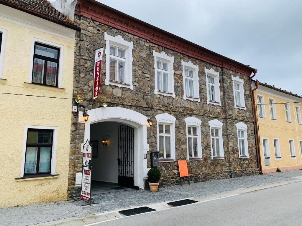Budova, kde se penzion nachází