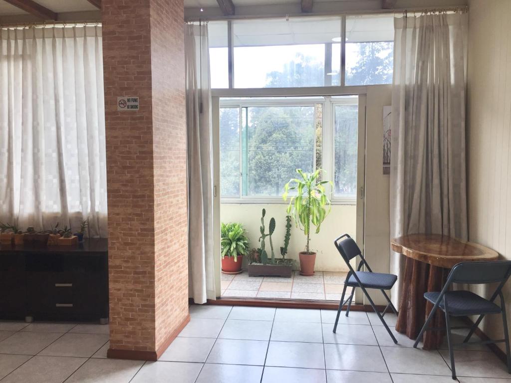 Posezení v ubytování Quito Terrace