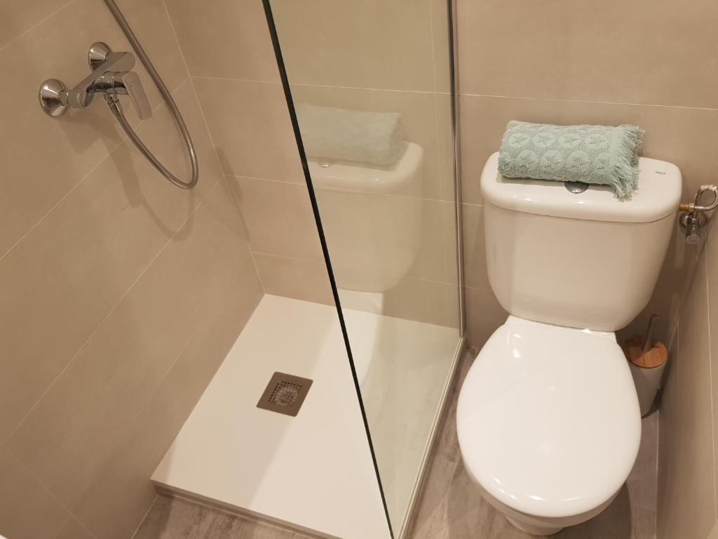Koupelna v ubytování Palamós Apartament Superior Garoina