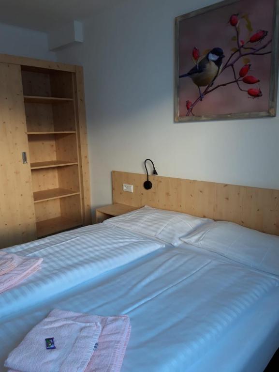 Postel nebo postele na pokoji v ubytování DAV-Haus (Alpenverein)