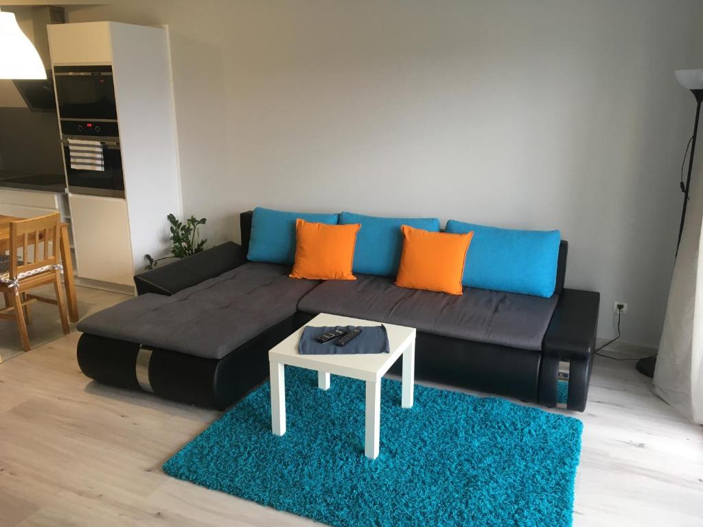 Posezení v ubytování JAB Apartments Bandurskiego Business & Family