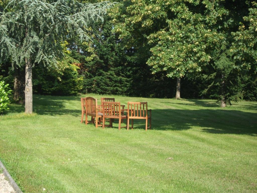Zahrada ubytování Domaine de l'Asenon