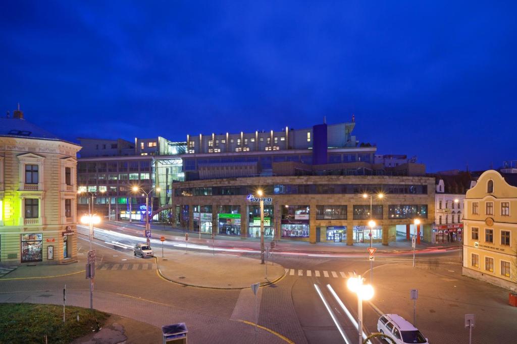 O edifício onde o hotel está situado