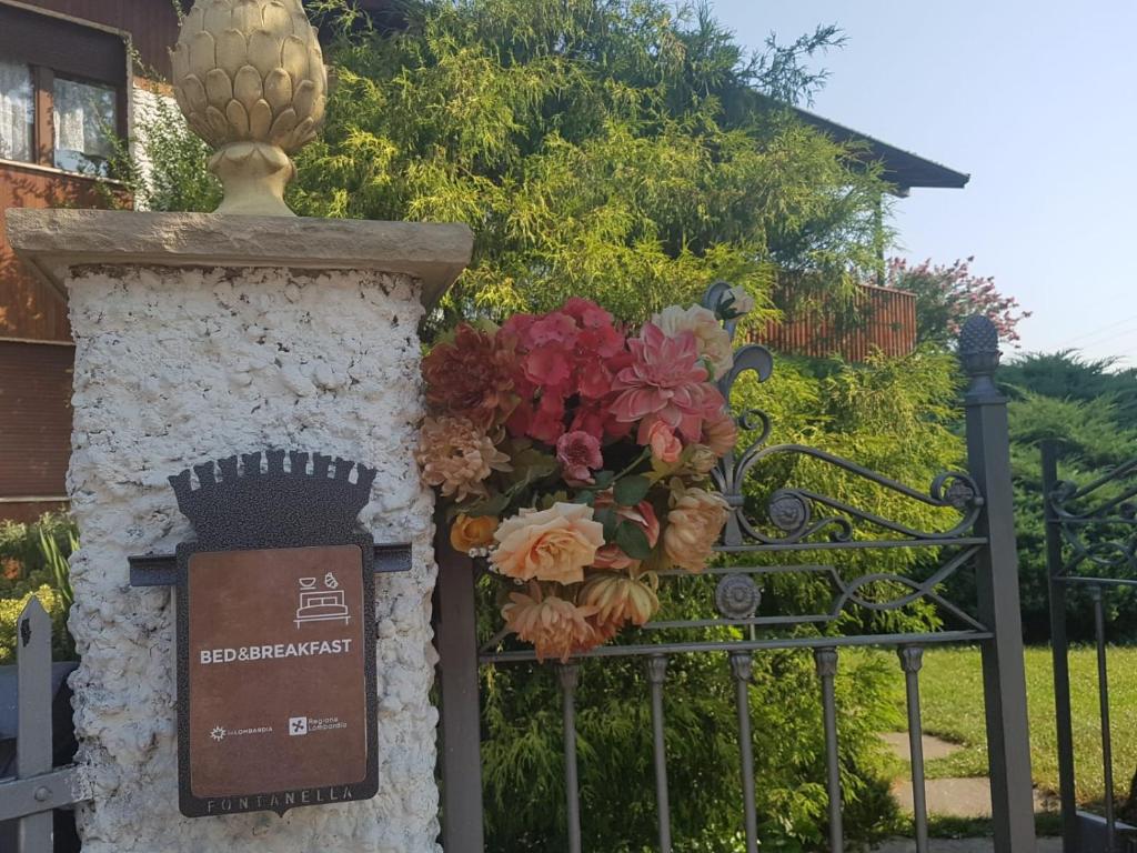 Zahrada ubytování B&B Fontanella