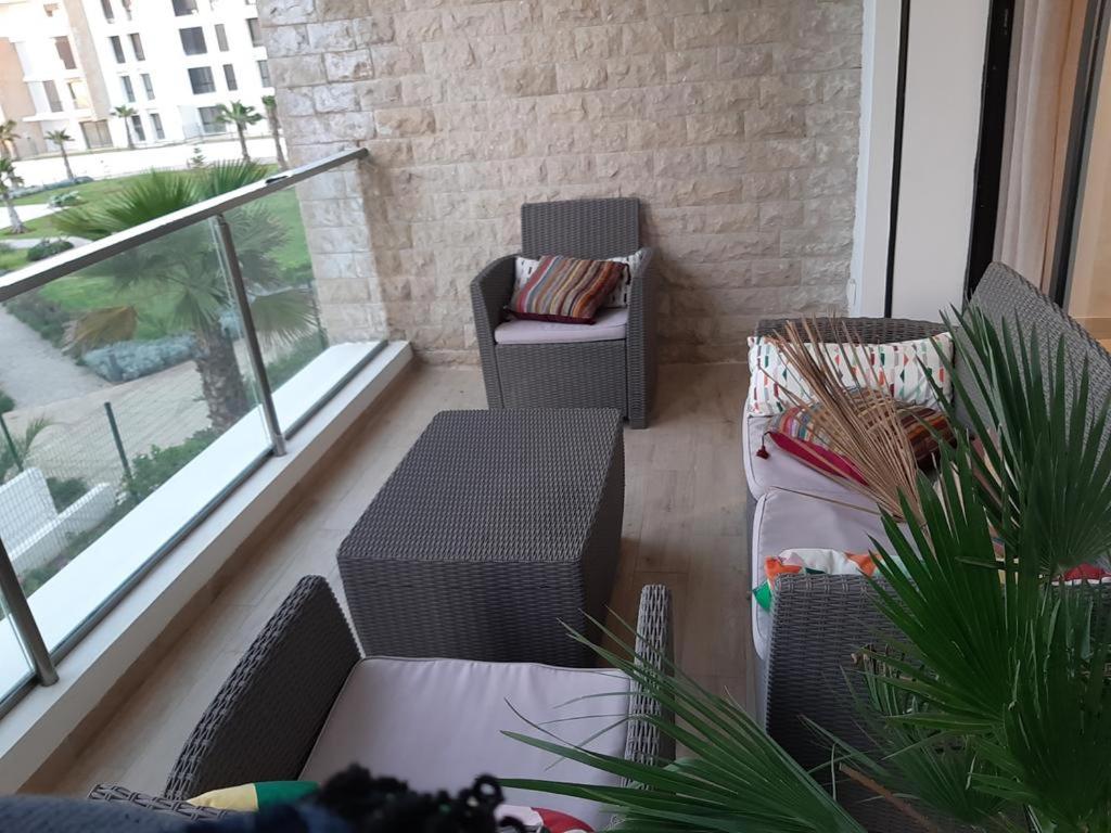 Posezení v ubytování Plage des Nations Prestigia Vue sur mer