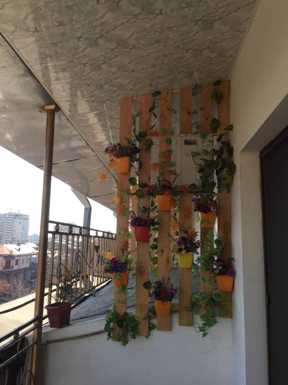 Balkón nebo terasa v ubytování Arm Hostel