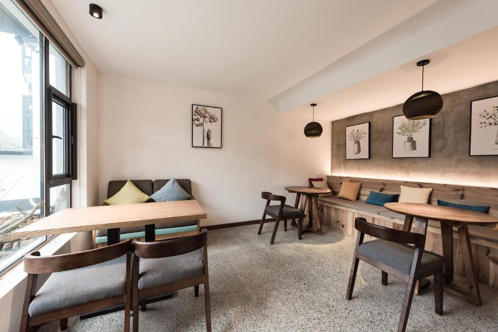 Posezení v ubytování Yunshan Villa