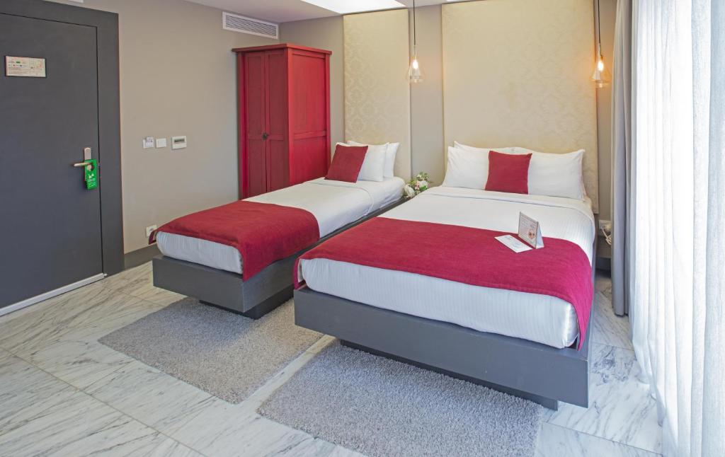 Postel nebo postele na pokoji v ubytování Nowy Efendi Hotel - Special Category