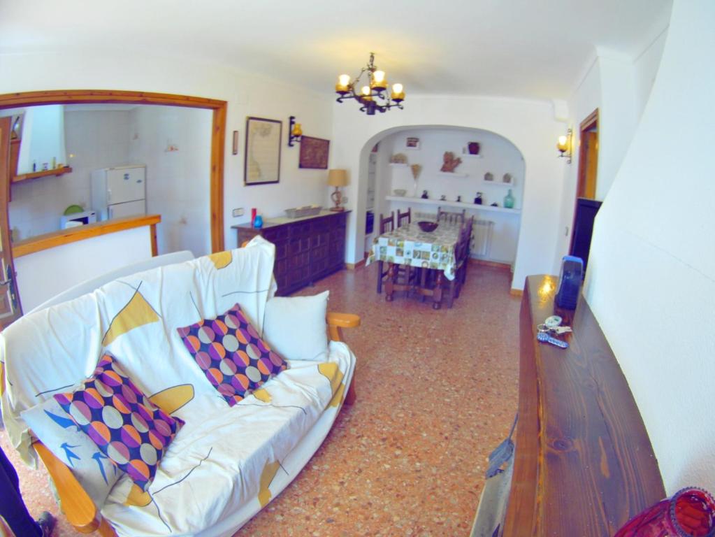 Posteľ alebo postele v izbe v ubytovaní VACAY Apartamento Montgo, agradable jardin! en Costa Brava l'Escala!