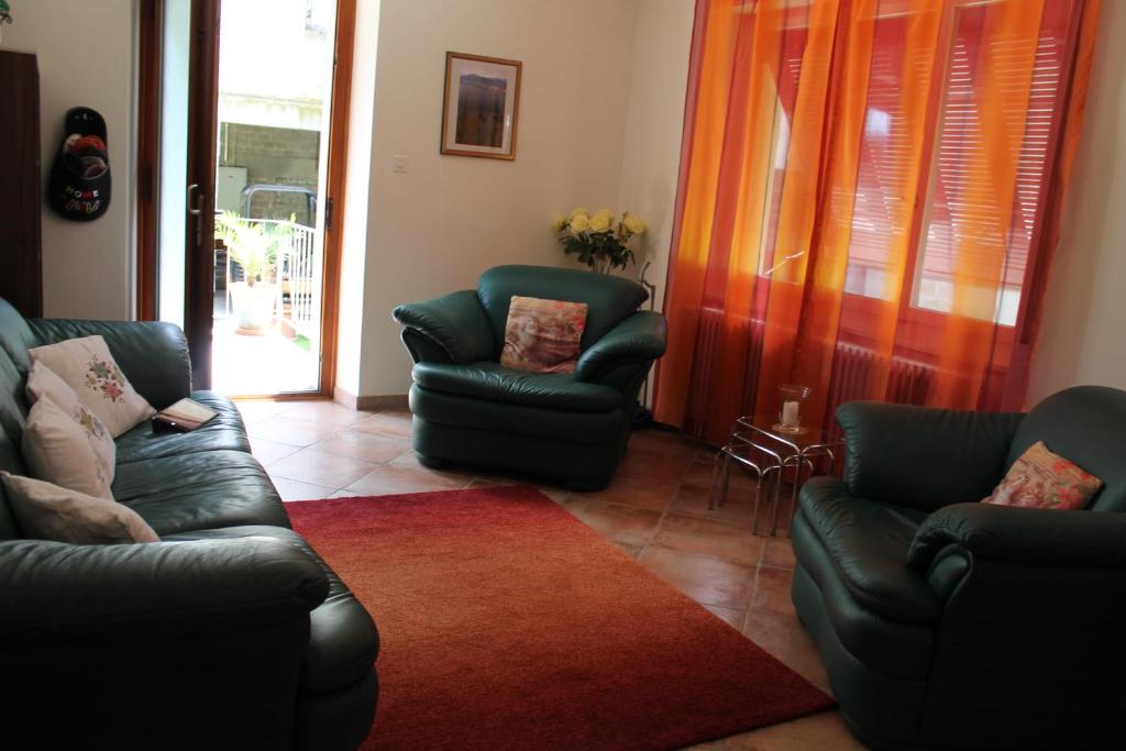 Posezení v ubytování Casa Rosmarino