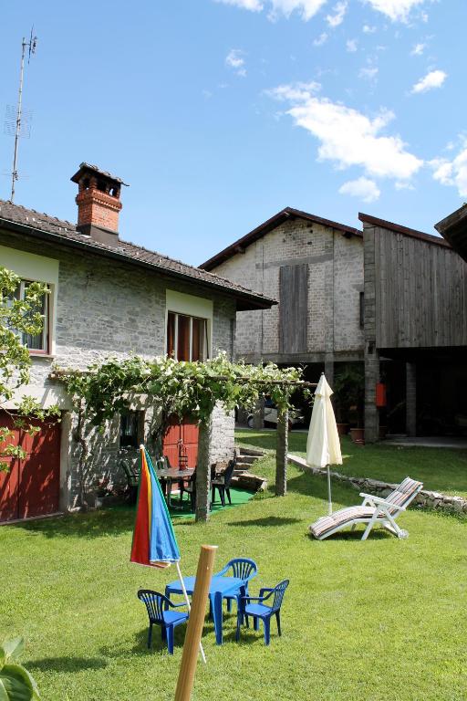 Zahrada ubytování Casa Rosmarino