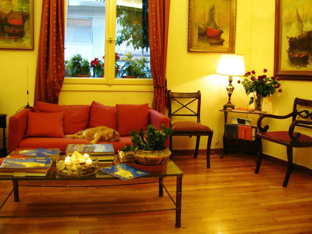 Posezení v ubytování Art Gallery Hotel